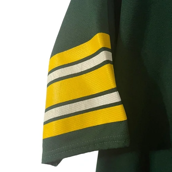 NFL Logo 7 Athletic Green Bay Packers Brett Favre 4 Jersey Large 46-48 - Picture 4 of 12